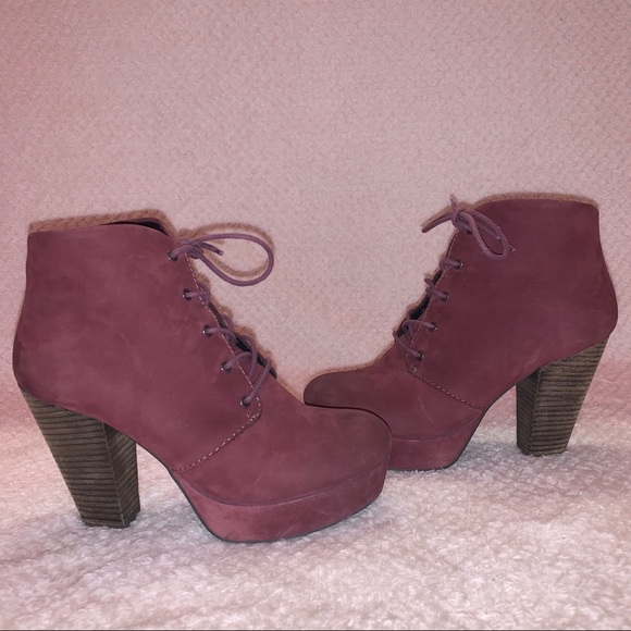 Steve Madden Shoes - Steve Madden Raspy Booties Burgundy 10